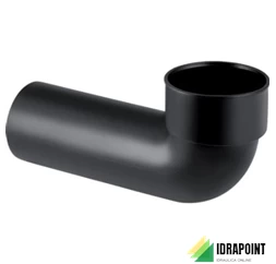 CURVA PER WC A PAVIMENTO IN PE - Ø 90 MM