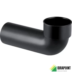 CURVA PER WC A PAVIMENTO IN PE - Ø 90 MM