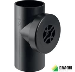 PEZZO D'ISPEZIONE 90° IN PE - Ø 75X75 MM