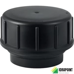 RACCORDO A VITE CON TAPPO IN PE - Ø 90 MM