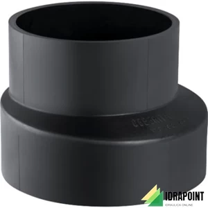 RIDUZIONE ECCENTRICA IN PE SERIE CORTA Ø 50X40 MM