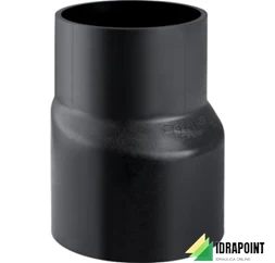 RIDUZIONE ECCENTRICA IN PE SERIE LUNGA Ø 200X110 MM