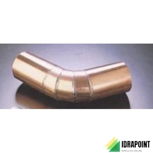 CURVA A SETTORI RAME 67° Ø 80 F.2