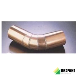 CURVA A SETTORI RAME 67° Ø 80 F.2