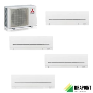 QUADRISPLIT MXZ-4F72VF + 3 MSZ-AP25VGK + 1 MSZ-AP42VGK