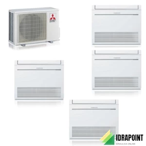 QUADRISPLIT MXZ-4F72VF + 3 MFZ-KJ25 + 1 MFZ-KJ35