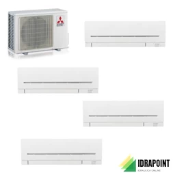 QUADRISPLIT MXZ-4F80VF3 + 4 MSZ-AP25VGK