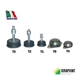 PIEDINO ANTIVIBRANTE PER UNITA' ESTERNE M8 T1