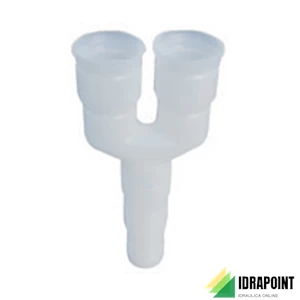 RACCORDO DRITTO A 2 VIE PER SCARICO CONDENSA Ø 20-18-16