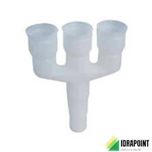 RACCORDO DIRITTO A 3 VIE Ø 20/18/16