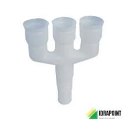 RACCORDO DIRITTO A 3 VIE Ø 20/18/16