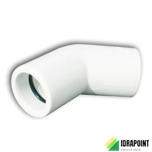 CURVA 45° PER TUBO SCARICO CONDENSA TCR21