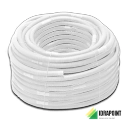 TUBO SCARICO CONDENSA Ø 18 - MANICOTTO Ø 16/18 ROTOLO 50MT