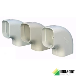 CURVA PIANA PVC PER CANALINA NEWLINE 78X68 MM CP72