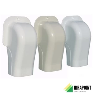 TERMINALE A MURO PVC PER CANALINA NEWLINE 78X68 MM TM72