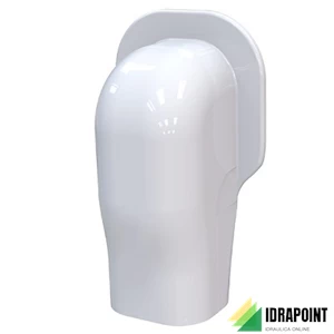 TERMINALE A MURO PVC TMQ EXCELLENS 78X68 MM