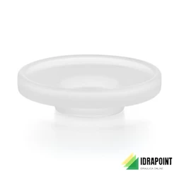 PORTASAPONE IN VETRO ACIDATO SERIE DUEMILA