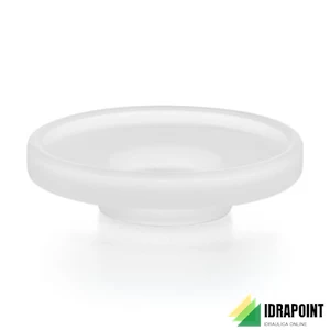 PORTASAPONE IN VETRO ACIDATO SERIE DUEMILA