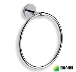 ANELLO PORTASALVIETTE IN OTTONE CROMATO - SERIE DUEMILA