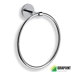 ANELLO PORTASALVIETTE IN OTTONE CROMATO - SERIE DUEMILA