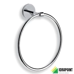 ANELLO PORTASALVIETTE IN OTTONE CROMATO - SERIE DUEMILA