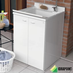 MOBILE/LAVATOIO IN ABS PESANTE 50X60X91 CM BIANCO