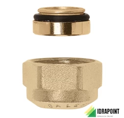 DISCO A TAPPO CON CALOTTA X DERIVAZIONE COLLETTORE Ø 18 MM