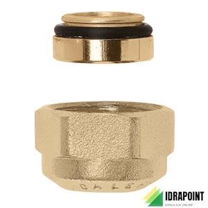 DISCO A TAPPO CON CALOTTA X DERIVAZIONE COLLETTORE Ø 18 MM