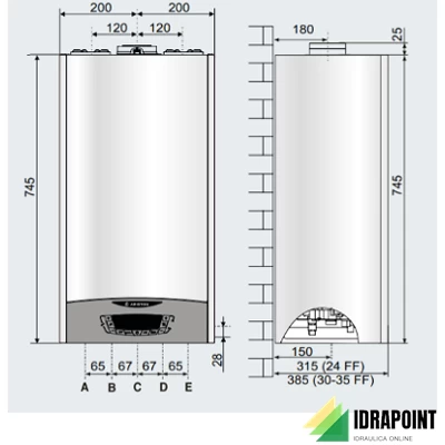 CALDAIA CLAS ONE 30 L A METANO