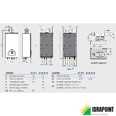 CALDAIA EDEA HM 30 A METANO