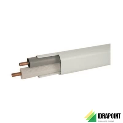 CANALINA PVC EFFE LINE IN BARRA DA 2 MT - 107X77 MM