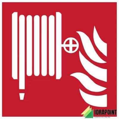 CARTELLO 310 X 250 MM IDRANTE A MURO E NASPO