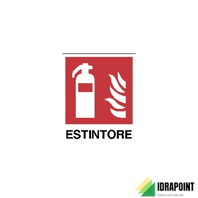 CARTELLO INDICATORE SEMPLICE (310 X 250), ESTINTORE