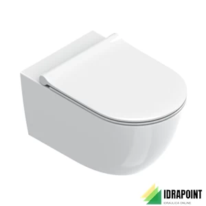 SFERA VASO SOSPESO S/BRIDA 55X35X28 CM BIANCO LUCIDO