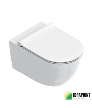 SFERA VASO SOSPESO S/BRIDA 55X35X28 CM BIANCO SATINATO