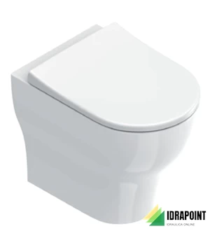 SFERA VASO FILO PARETE 52X35X41 CM BIANCO LUCIDO