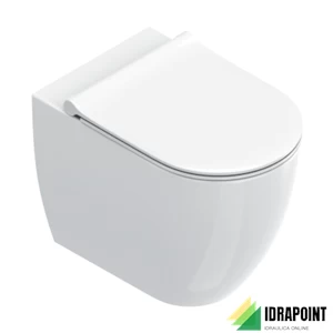 SFERA VASO FILO PARETE 54,5X35X41 CM BIANCO LUCIDO