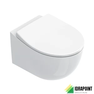 ITALY VASO SOSPESO S/BRIDA 52X37X28 CM BIANCO LUCIDO