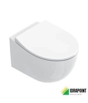 ITALY VASO SOSPESO S/BRIDA 52X37X28 CM BIANCO LUCIDO