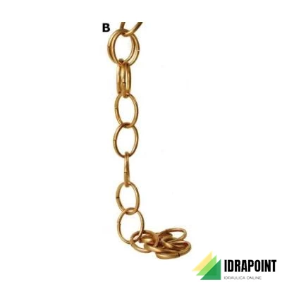 CATENA RAME OVALE Ø 70X55 MM