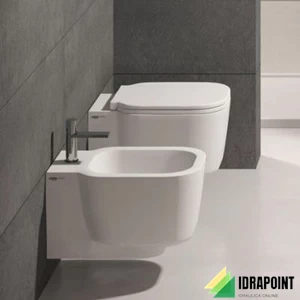 VASO SOSPESO SERIE CUBIKA BIANCO LUCIDO