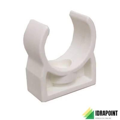 CLIP FISSAGGIOA MURO PER TUBO SCARICO CONDENSA IN PVC Ø 20 M