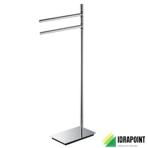 PIANTANA SQUARE CON 2 PORTA SALVIETTE