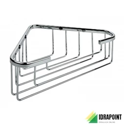 PORTA OGGETTI ANGOLARE VASCA/DOCCIA CROMO - SERIE BASIC