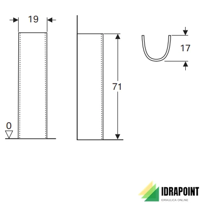 COLONNA - SERIE SELNOVA BIANCO