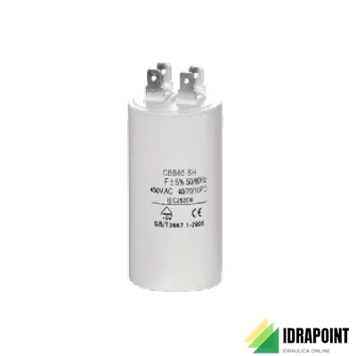 CONDENSATORE CON ATTACCHI FASTON 12,5 µF - 450 V