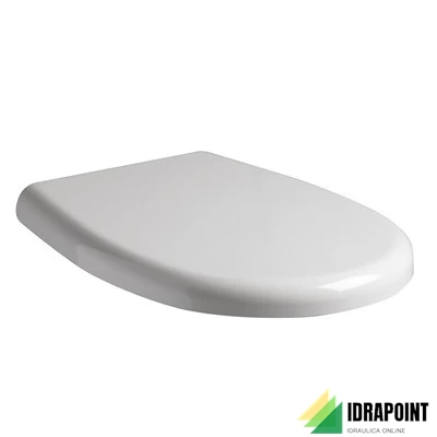 COPRIVASO CON CHIUSURA RALLENTATA - SERIE EDEN BIANCO