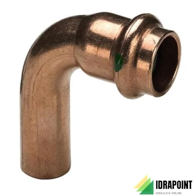 CURVA 90° 2416.1 IN RAME X ACQUA Ø 15 M/F