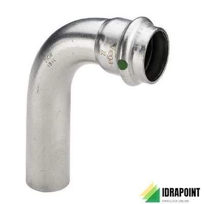 CURVA 90° MF 2316.1 INOX PRESSIONE X ACQUA Ø 22 MM