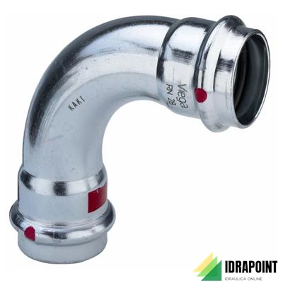 CURVA A 90° FF ZINCATA PRESTABO Ø 42 MM